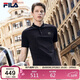 FILA 斐樂(lè )短袖POLO衫男2025夏季透氣翻領(lǐng)休閑通勤運動(dòng)T恤上衣