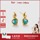 Amber Lollipop天河石耳環(huán)女獨特輕奢耳釘小眾耳飾三八女神節生日禮物送女友老婆 藍色(葫系列)
