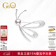 GiO珠寶 Akoya海水珍珠蝴蝶胸針925銀送女友 珍珠8.5-9mm