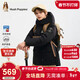 暇步士（Hush Puppies）童裝男童羽絨服大童戶(hù)外保暖兒童工裝加厚外套鉆石黑 170