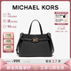 MICHAEL KORS婦女節禮物輕奢MK女包ANGELINA扣飾手提斜挎托特包 中號 黑色