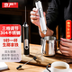 京嚴【德國品質(zhì)】咖啡打泡器電動(dòng)淡奶油手持無(wú)線(xiàn)奶泡機牛奶打發(fā)器家用 星耀黑【雙頭替換-304不銹鋼】三檔調節