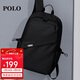 POLO雙肩包男士旅行背包男旅游機能風(fēng)書(shū)包15.6英寸電腦包男商務(wù)出差包
