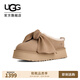 UGG冬季新款女士舒適時(shí)尚厚底純色蝴蝶結休閑一腳蹬懶人鞋1176290 SAN | 沙色 39