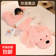 趴趴狗毛絨玩具狗狗公仔大玩偶娃娃女生床上睡覺(jué)長(cháng)條抱枕靠墊禮物 【甜愛(ài)蝴蝶趴趴狗公仔】櫻花粉 【超大號】160cm-3kg