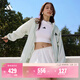 adidas拒水防潑涼感防曬UPF50+連帽防曬衣皮膚衣男女阿迪達斯   亞麻綠   S