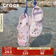 CROCS卡駱馳洞洞鞋貝雅男鞋女鞋輕便耐磨一腳蹬拖鞋休閑鞋|10126 裸粉-6PI 37 /38(230mm)