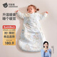 貝肽斯嬰兒睡袋暖姜恒溫兒童一體睡袋嬰幼兒防踢被睡衣四季雙層 弗里德M