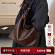 CharisKitty包包女包2026冬季新款托特包大容量單肩包情人節生日禮物送女生 Coffee咖啡色【明星同款春季新品】