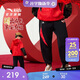 安踏兒童褲子男大童26春寬松加絨新年拜年服運動(dòng)長(cháng)褲352618721N