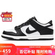 耐克NIKE女大童休閑板鞋 DUNK 新年禮物 運動(dòng)鞋CW1590-100白黑38
