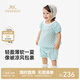 英氏（YEEHOO）兒童套裝夏季透氣女童短袖短褲套裝休閑純棉寶寶衣服夏裝套裝 清水玉珠套裝（短袖+短褲） 90 cm