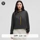 lululemon丨French Terry 女士毛圈布綁帶款連帽衛衣 *新年款 LW3IJGS 石墨灰 M