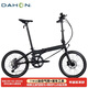大行（DAHON）自行車(chē)20英寸20速超輕鋁合金碟剎成人單車(chē)KBA005 黑色BA款油碟