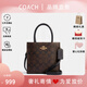 蔻馳（COACH）女包 MINI CALLY單肩手提包托特包琴譜包風(fēng)琴包 深棕色5693IMAA8