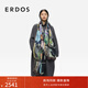 ERDOS【秀場(chǎng)同系列】 25秋冬精紡純羊絨印花薄款女披肩圍巾 彩色印花 200cmX90cm
