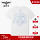 BOY LONDON天平印花時(shí)尚高街潮牌休閑短袖夏季男女同款T恤N01111 白色 M
