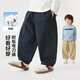 右歐（RightEuro）男童純棉工裝長(cháng)褲童裝春裝2026新款兒童寶寶春秋款中大童休閑褲子