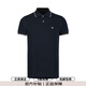 阿瑪尼（ARMANI）奢侈品男裝Polo衫男士夏季商務(wù)休閑翻領(lǐng)上衣短袖衫 8N1FB41JPTZ 藏青色 L