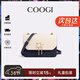 COOGI包包女款輕奢品牌女士單肩包斜挎包女38女神節生日禮物送女友老婆 深藍色