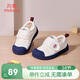 牧童幼兒園鞋春秋款室內鞋男童防撞學(xué)步鞋女寶寶小白鞋 海軍藍1 26