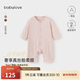 babylove【縱享絲柔】嬰兒連體衣春秋季羊毛衣服寶寶哈衣居家睡衣打底衣