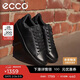 愛(ài)步（ECCO）板鞋男 經(jīng)典百搭牛皮輕奢休閑鞋 街頭521304 黑色43 HL