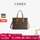 COOGI包包女款輕奢侈女士手提斜跨子母包生日新年情人節禮物送女友老婆 咖啡色【京倉直發(fā)】（C356218336）