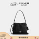 蔻馳（COACH）【禮物】奧萊女士女包FAYE 22號拉繩手袋單肩斜挎包百搭 SV/黑色