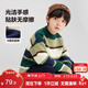 左西男童毛衣加厚針織衫兒童冬裝2025新款男孩大童毛線(xiàn)衣 綠色 160