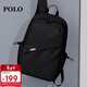 POLO雙肩包男士旅行背包男旅游機能風(fēng)書(shū)包15.6英寸電腦包男商務(wù)出差包