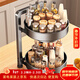 美廚物語(yǔ)廚房調料置物架旋轉調料架多功能收納盒調味品家用儲物用具大全