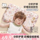 威爾貝魯（WELLBER）兒童枕頭3-6歲嬰兒定型枕寶寶硅膠枕護頸午睡 音樂(lè )會(huì )45*28*5cm