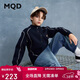 馬騎頓（MQD）男童25秋新款街潮學(xué)院風(fēng)字母半高領(lǐng)針織毛衣開(kāi)衫