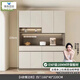 唯有悠品【包安裝】ENF級餐邊柜一體靠墻家用客廳現代簡(jiǎn)約收納儲物柜子 【A款四門(mén)】長(cháng)160*高220*寬40cm