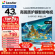 海爾出品 統帥經(jīng)濟款電視 L43F5C 43英寸 京東聯(lián)名款 京東OS 43JD 01系列 高畫(huà)質(zhì) 護眼 全面屏二級能效