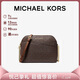 MICHAEL KORS婦女節禮物輕奢MK女包JET SET TRAVEL斜挎貝殼包中號深棕/橡果棕