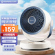 艾美特（AIRMATE） 空氣循環(huán)扇家用電風(fēng)扇節能迷你小風(fēng)扇臺式桌面扇渦輪循環(huán)對流大風(fēng)量搖頭輕音電風(fēng)扇 【直流觸屏遙控+可接充電寶】FA15-R126