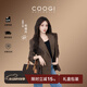 COOGI【祝緒丹同款】包包女款輕奢女士斜挎手提托特包女情人節生日禮物 咖啡色-明星同款
