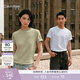 Calvin KleinJeans25夏男女情侶休閑簡(jiǎn)約ck字母純色內搭純棉針織短袖T恤上衣