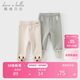 戴維貝拉女童加絨打底褲子兒童彈力褲子冬裝寶寶洋氣長(cháng)褲
