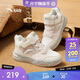 安踏兒童運動(dòng)鞋女大童2025冬季魔術(shù)貼潮流高幫面包鞋板鞋A22448004H