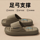 紅豆浴室拖鞋男士2026新款居家洗澡厚底可外穿情侶防滑靜音涼拖鞋女款 卡其 42-43 標準碼