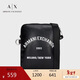 阿瑪尼ARMANI EXCHANGE【禮物】AX男士徽標紋理感斜挎包