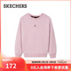 斯凱奇（Skechers）38節禮物女士加絨套頭衛衣新品寬松顯瘦長(cháng)袖T恤衫L425W011