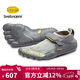 Vibram五指鞋 晨跑夜跑赤足鞋輕便透氣跑步鞋健身休閑運動(dòng)鞋KSO 銀灰色 37