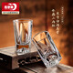 青蘋(píng)果手握江山二兩白酒杯2兩杯 加厚水晶玻璃觀(guān)山杯酒盅家用100ml6只