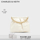 CHARLES&KEITH子母鏈條大容量流浪包單肩包包女包生日新年禮物CK2-40671449