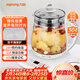 九陽(yáng)（Joyoung）養生壺迷你玻璃花茶壺煮茶器 12大功能11檔溫度 0膠水恒溫電熱燒水壺1.5L 1506BQ