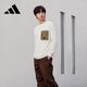 阿迪達斯（adidas）男女同款運動(dòng)戶(hù)外時(shí)尚潮流保暖舒適針織衛衣JL8268